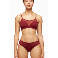 BLUSH BLUSH CULOTTE THONG BOUND PORT/BOURGOGNE