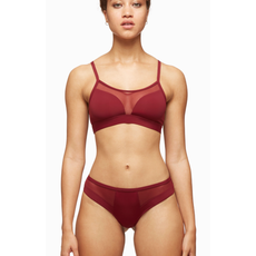 BLUSH BLUSH CULOTTE THONG BOUND PORT / BURGUNDY