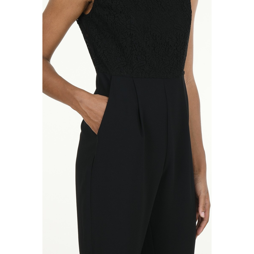 MOLLY BRACKEN MOLLY BRACKEN JUMPSUIT CHIC DENTELLE NOIR