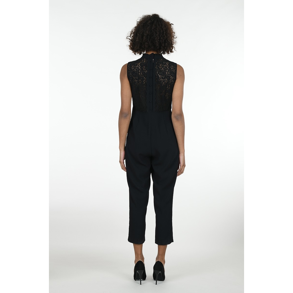 MOLLY BRACKEN MOLLY BRACKEN JUMPSUIT CHIC DENTELLE NOIR