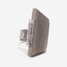 ANNE MARIE CHAGNON BAGUE PASSAT BOIS GRIS