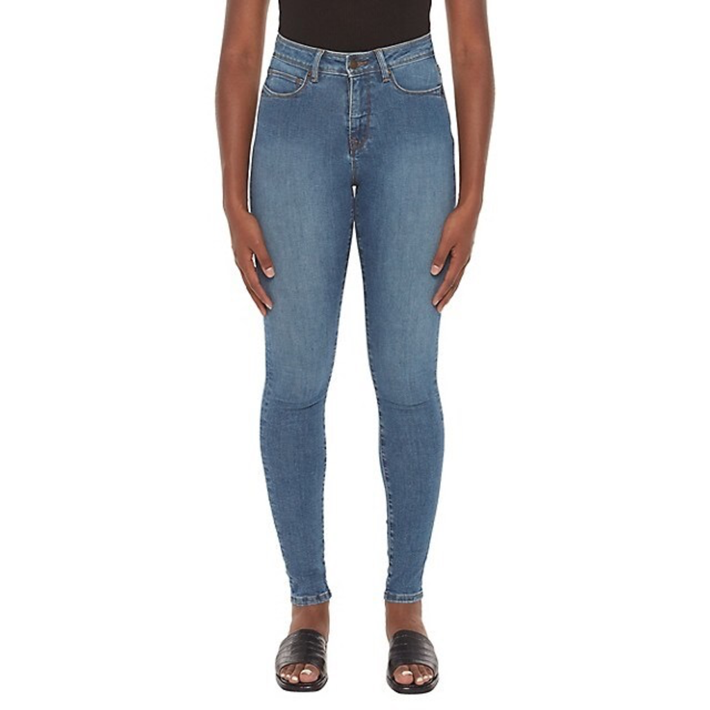 LOLA JEANS LOLA JEANS ALEXA HIGH RISE SKINNY STONE BLUE