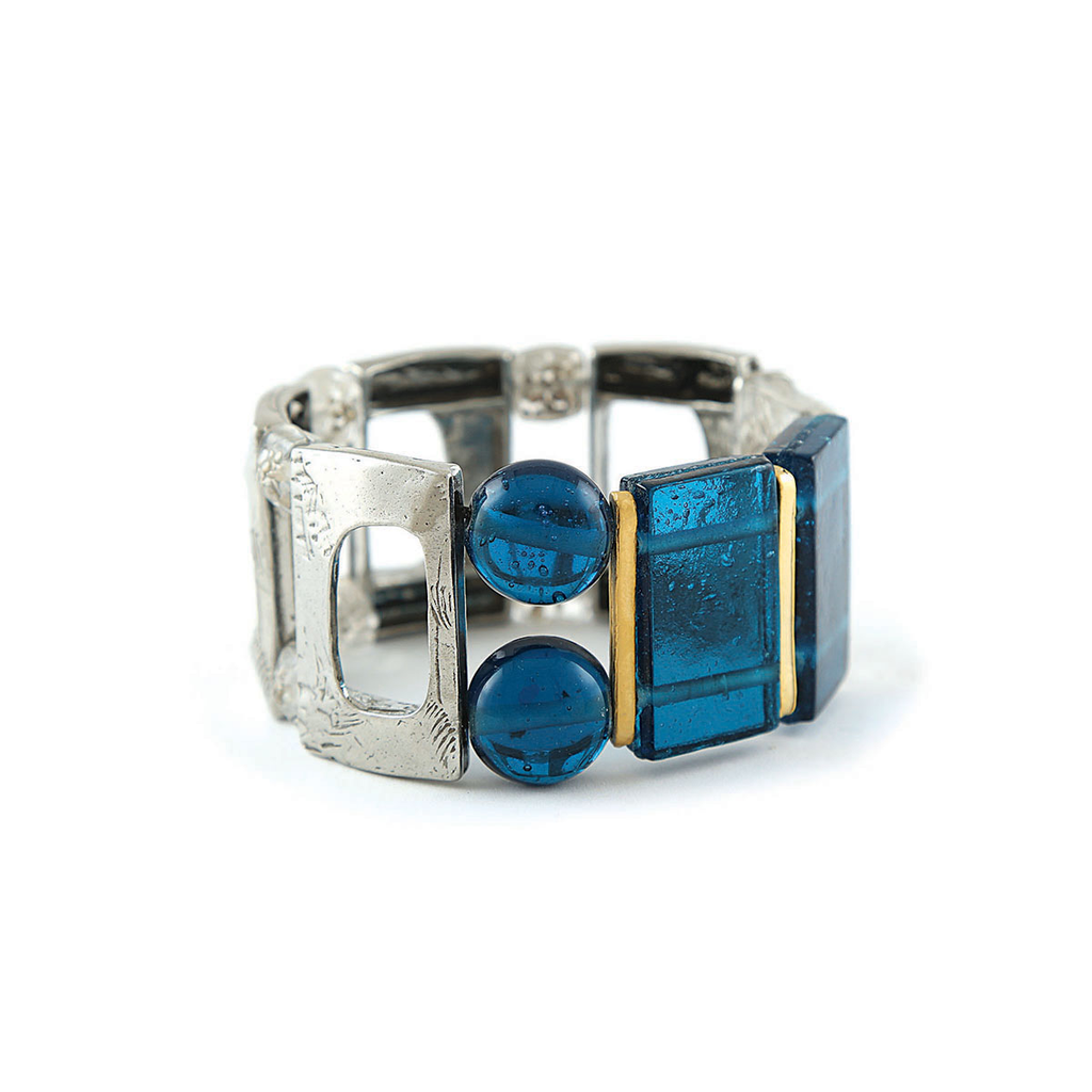 ANNE MARIE CHAGNON CHAGNON BRACELET NADINE BLEU