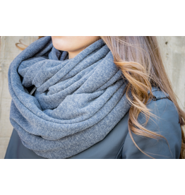 BALUCHON FOULARD INFINI XL TRICOT UNI T734 BLEU
