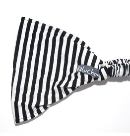 BALUCHON BANDEAU LIGNÉ BLANC/NOIR