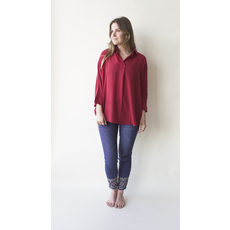 Nomade NOMADE AVENTURE BLOUSE L'AMÉRICAINE ROUGE O/S