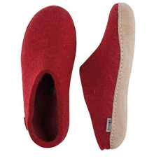 GLERUPS GLERUP SLIPPER ROUGE