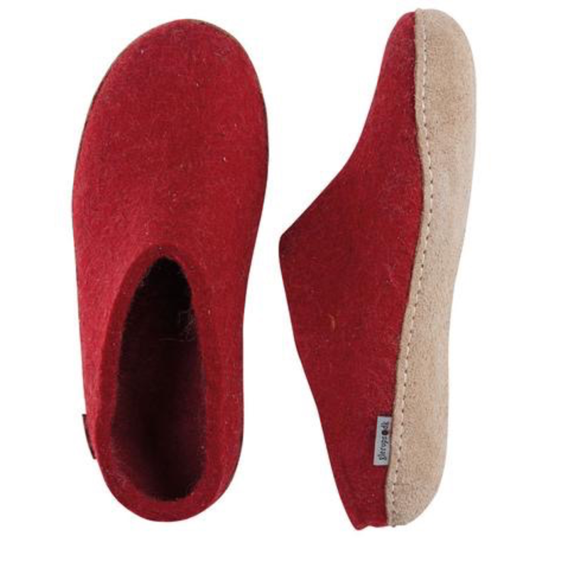 GLERUPS GLERUP SLIPPER ROUGE