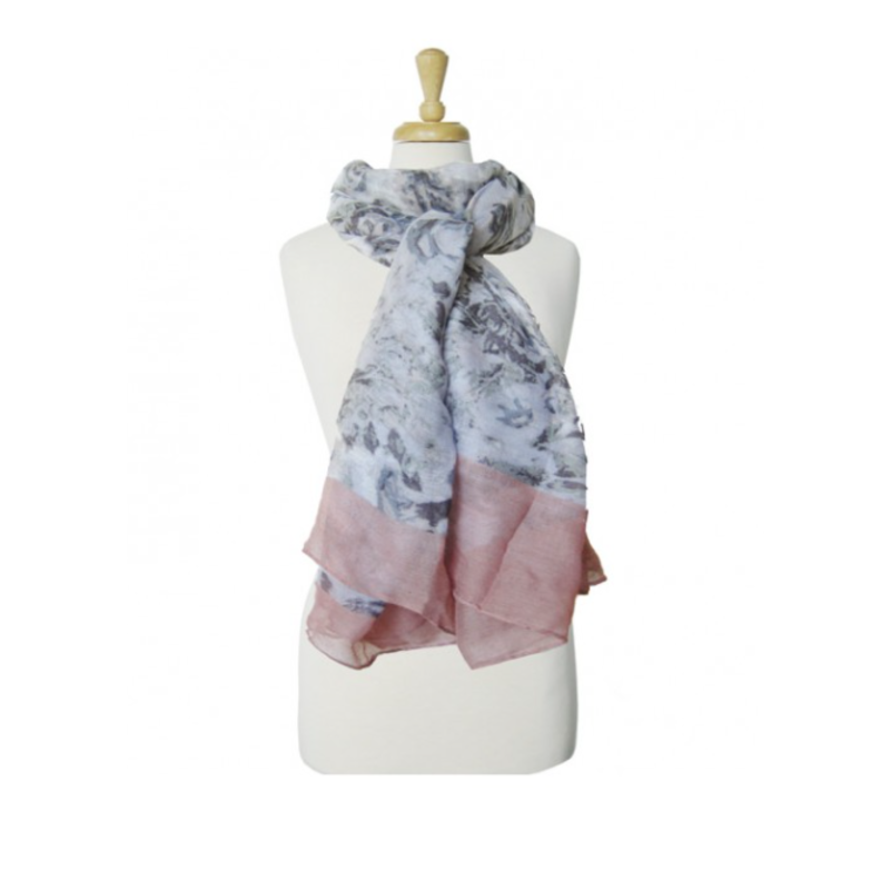 CARACOL CARACOL FOULARD LE VENT GRIS