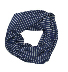 BALUCHON FOULARD INFINI LIGNÉ MARINE