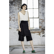 MELOW DESIGN MELOW JUPE-PANTALON TAILLE ÉLASTIQUE MILOU NOIR