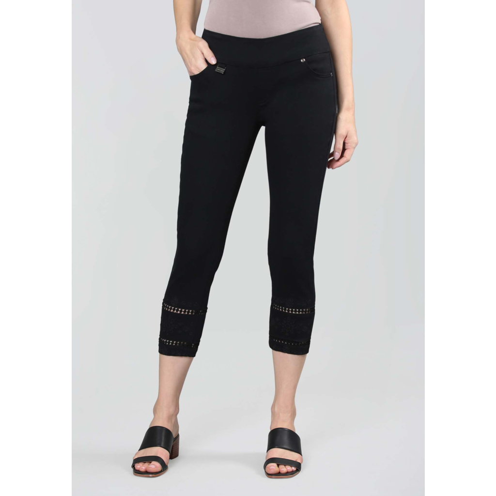 LISETTE LISETTE BETTY DENIM 24'' CROPPED PANT NOIR