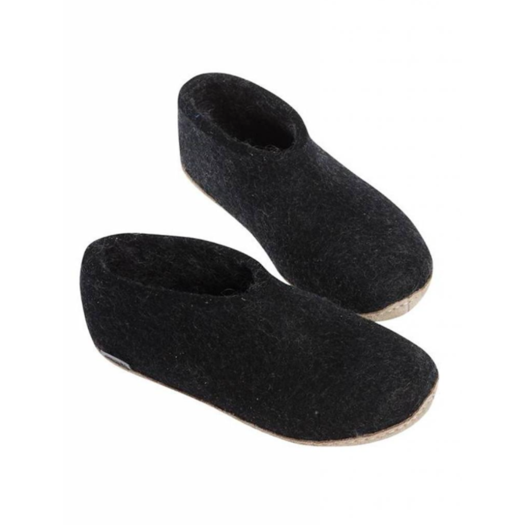 GLERUPS GLERUPS PANTOUFLE/SHOE CHARCOAL/NOIR