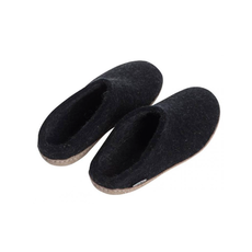 GLERUPS GLERUPS PANTOUFLE/SHOE CHARCOAL/NOIR