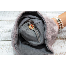 BALUCHON TUQUE PONPON CHARCAOL