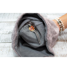 BALUCHON TUQUE PONPON CHARCAOL