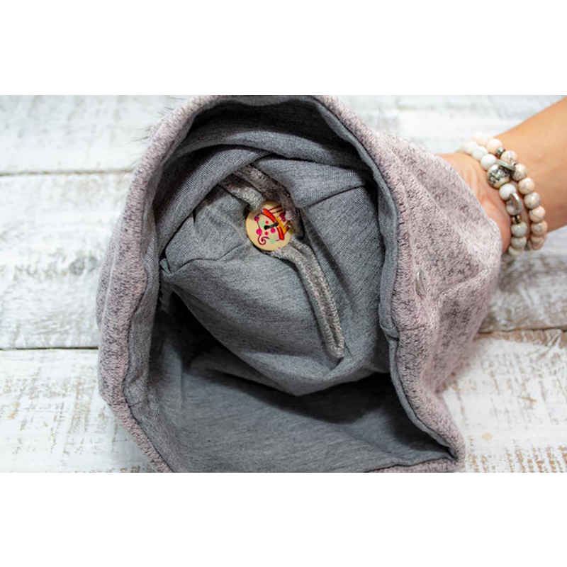 BALUCHON TUQUE PONPON CHARCAOL