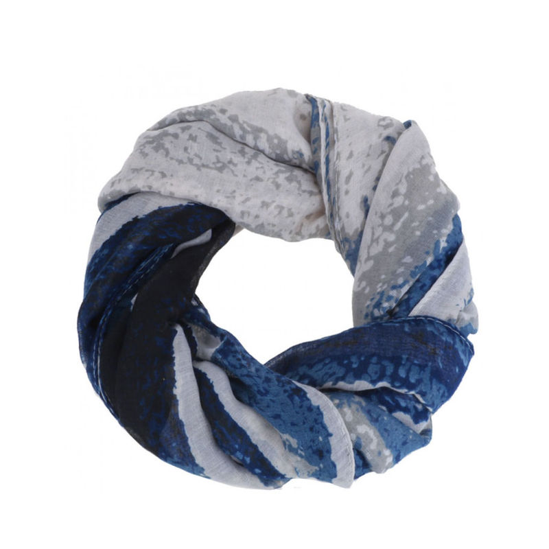 CARACOL CARACOL SCARF MURAILLE DE CHINE BLUE