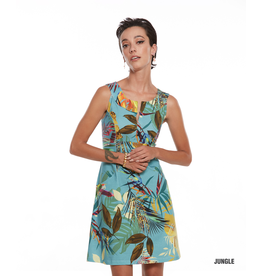 LUC FONTAINE LUC FONTAINE ROBE JUNGLE TEAL