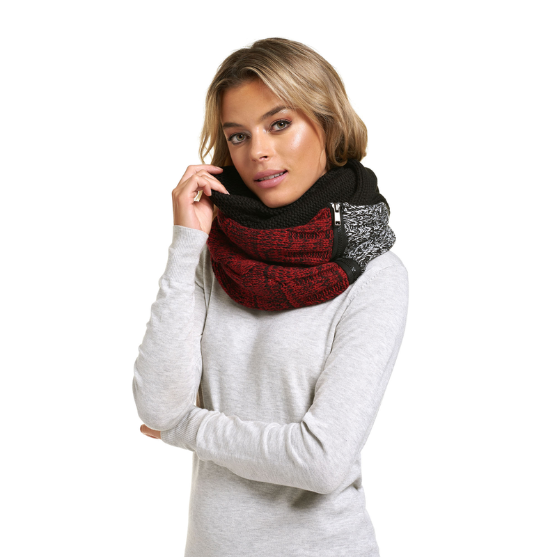 SCHWIING SCHWIING FOULARD PRALINE ROUGE O/S