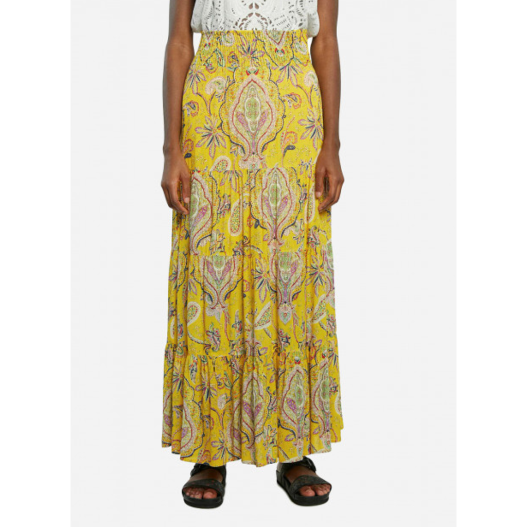 DESIGUAL DESIGUAL JUPE FLORENCIA JAUNE