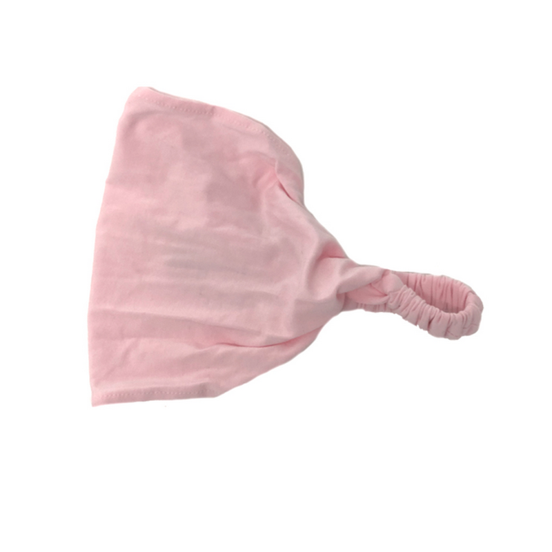 BALUCHON BANDEAU BAMBOU UNI ROSE PALE