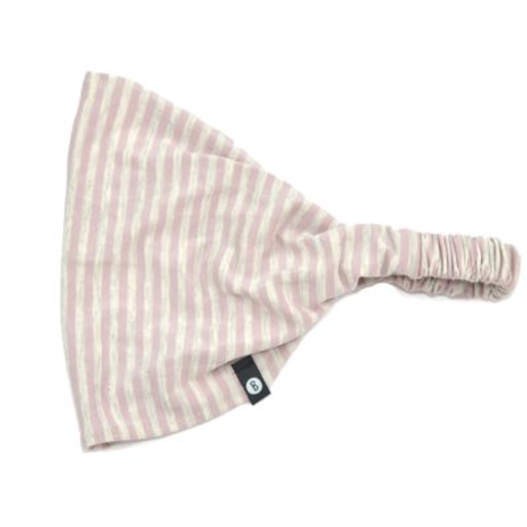 BALUCHON BALUCHON BANDEAU LIGNE ROSE/GRIS