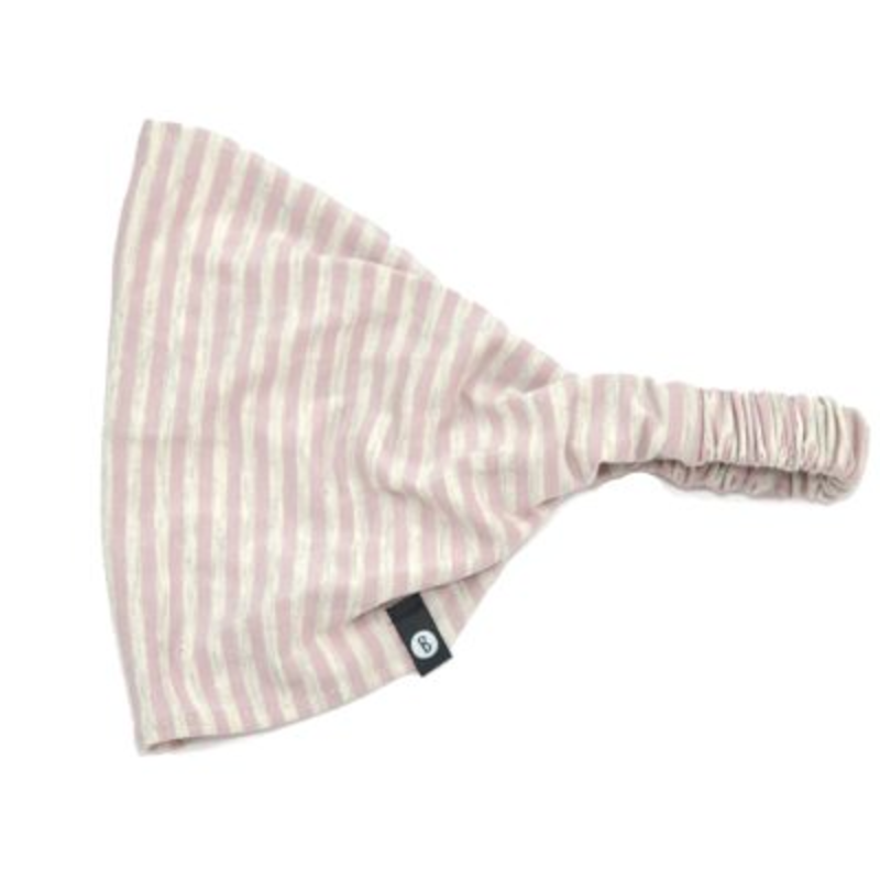 BALUCHON BANDEAU LIGNE ROSE/GRIS