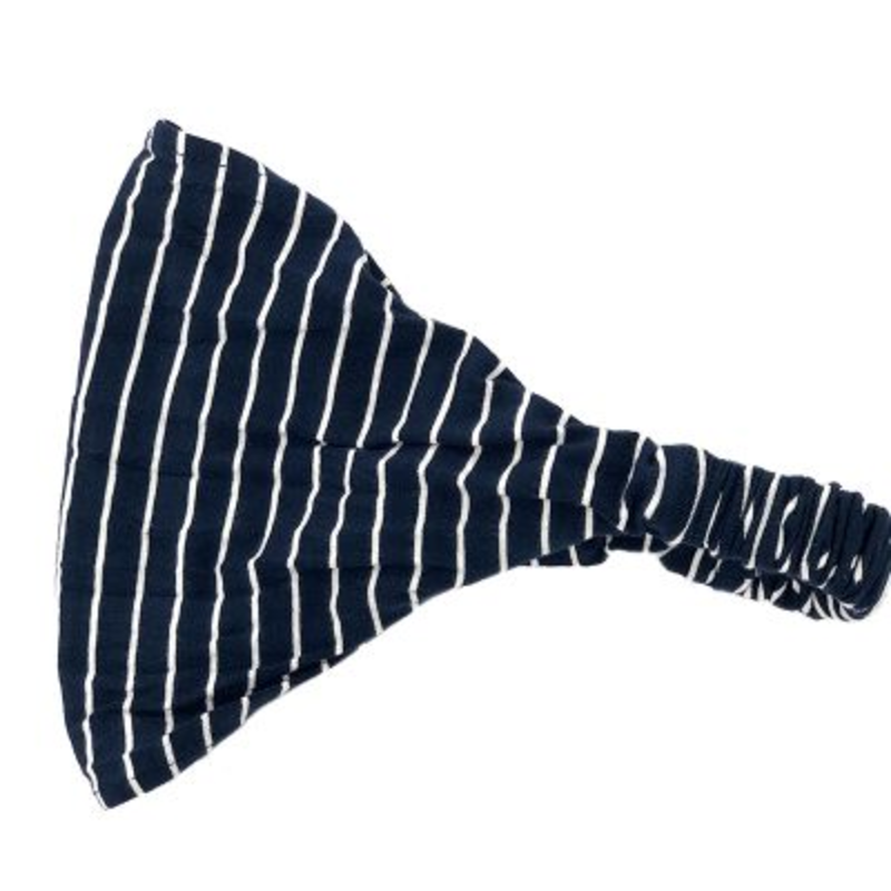 BALUCHON BANDEAU LIGNÉ MARINE/BLANC