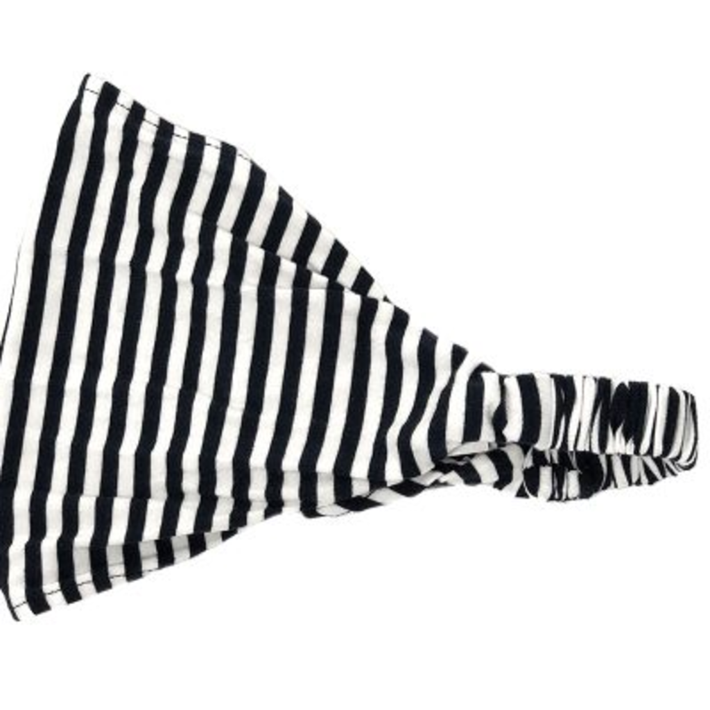 BALUCHON BANDEAU LIGNÉ BLANC/MARINE