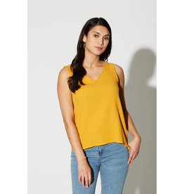 CHERRY BOBIN CAMI GYPSY GAUZE JAUNE