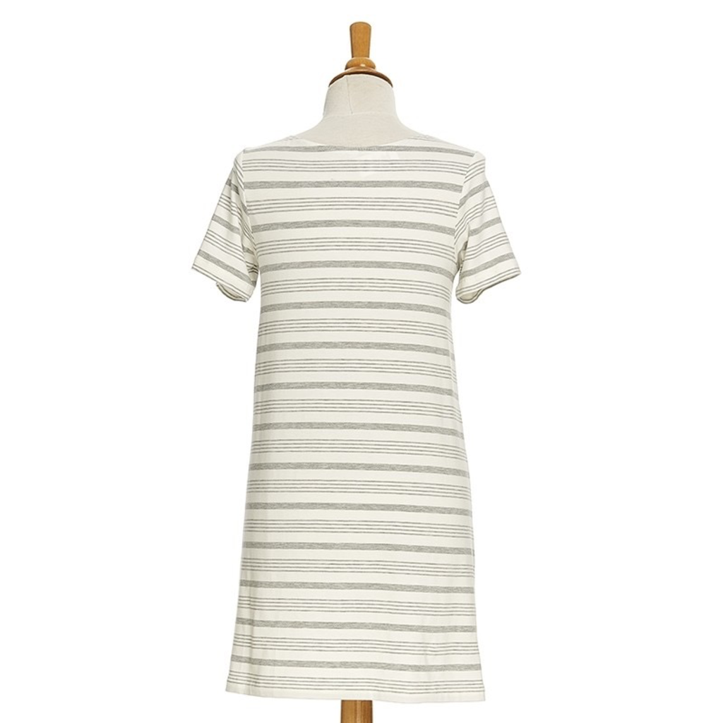 RIEN NE SE PERD TOUT SE CREE RIEN NE SE PERD ROBE TUNIQUE CAMOMILLE BLANC/GRIS Boutique Nomade RIEN NE SE PERD TOUT SE CREE RIEN NE SE PERD ROBE TUNIQUE CAMOMILLE BLANC/GRIS Boutique Nomade