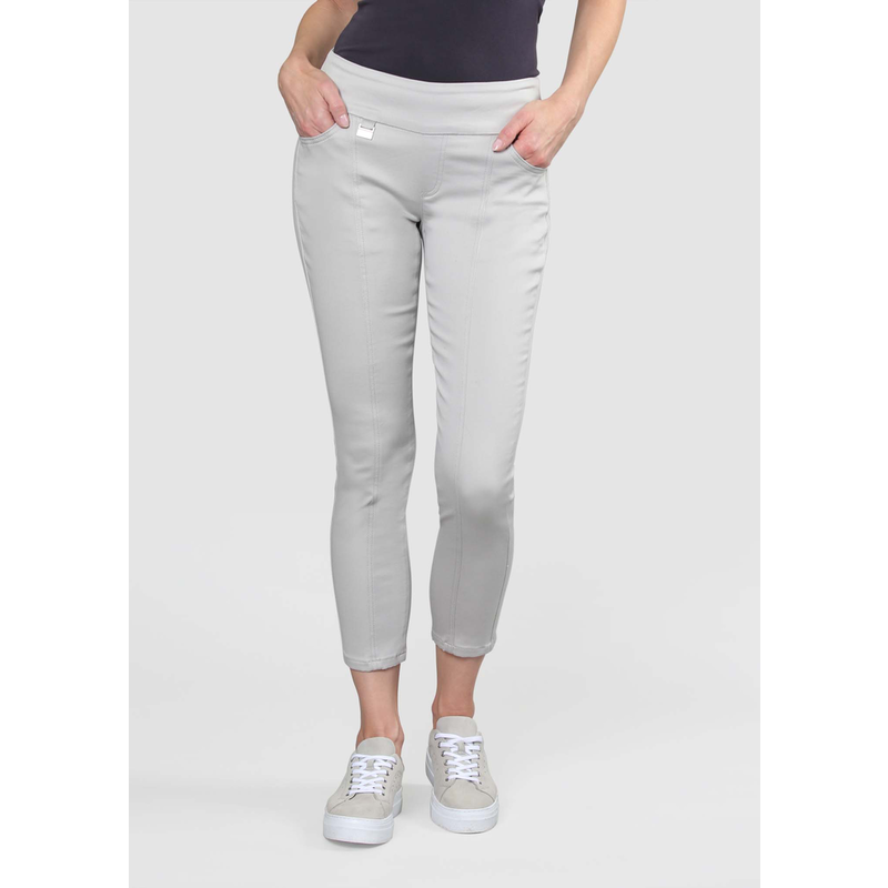 LISETTE LISETTE LENA DENIM 26'' CROP SLIM ANKLE GRIS