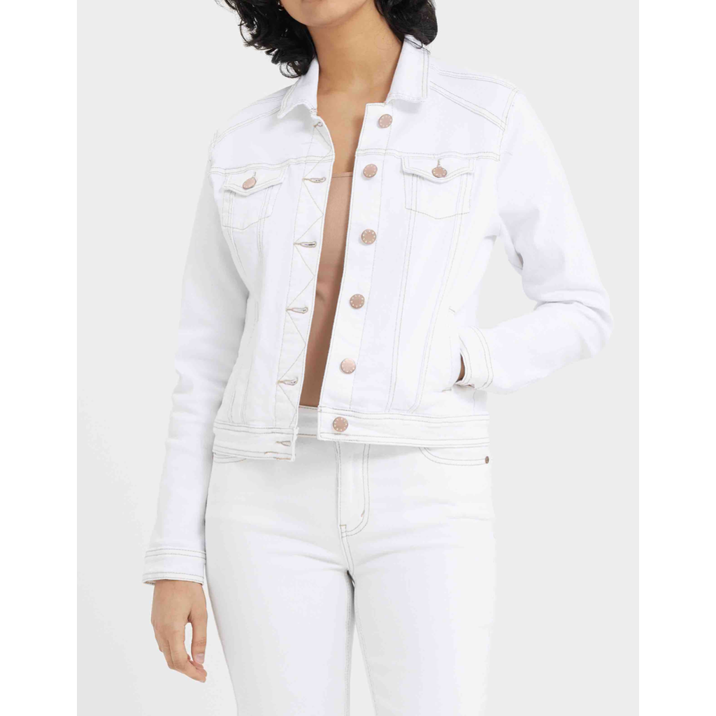 BLACK BULL BLACK BULL BELLA JEANS JACKET BLANC