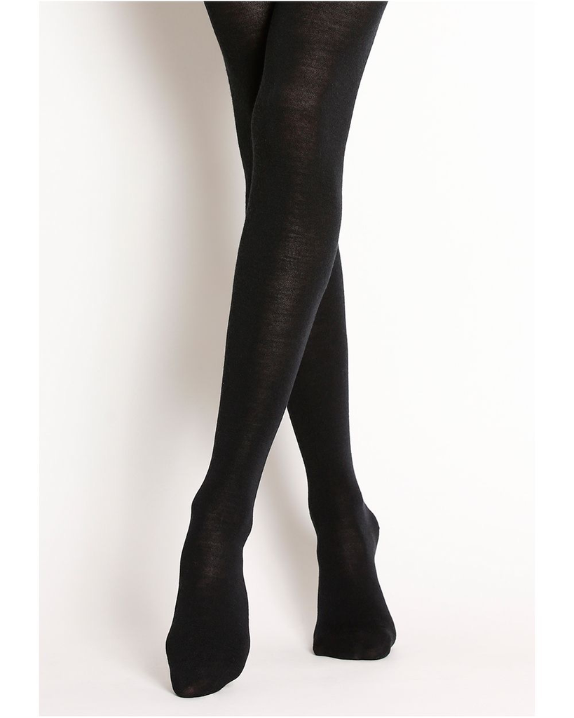 BLEU FORÊT BLEU FORET COLLANT LAINE FINE JERSEY NOIR