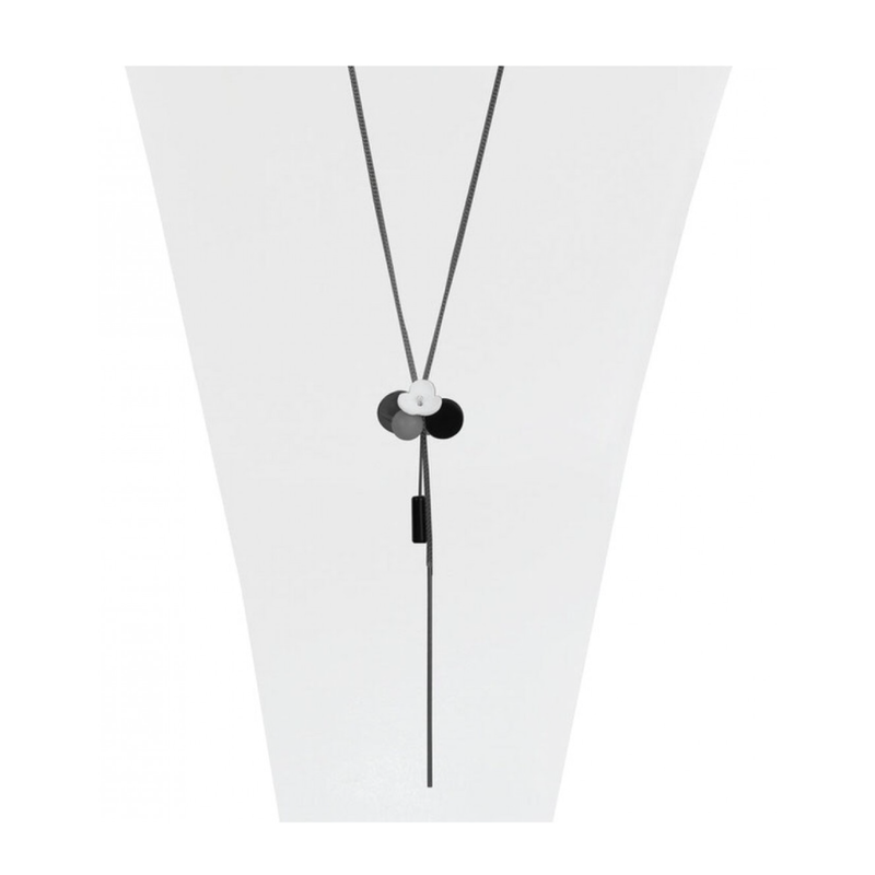 CARACOL CARACOL LONG NECKLACE GREY