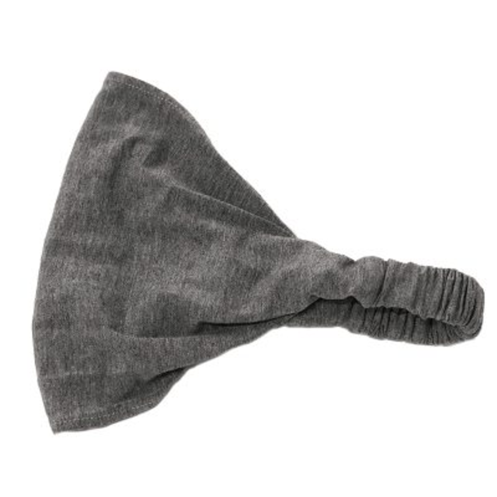 BALUCHON BANDEAU BAMBOU UNI GRIS PALE