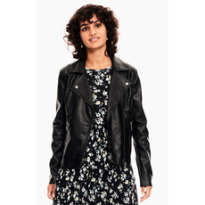 GARCIA GARCIA JACKET/VESTE CUIR NOIR