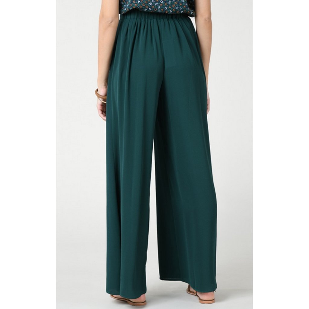 MOLLY BRACKEN MOLLY BRACKEN PANTALON PALAZZO VERT