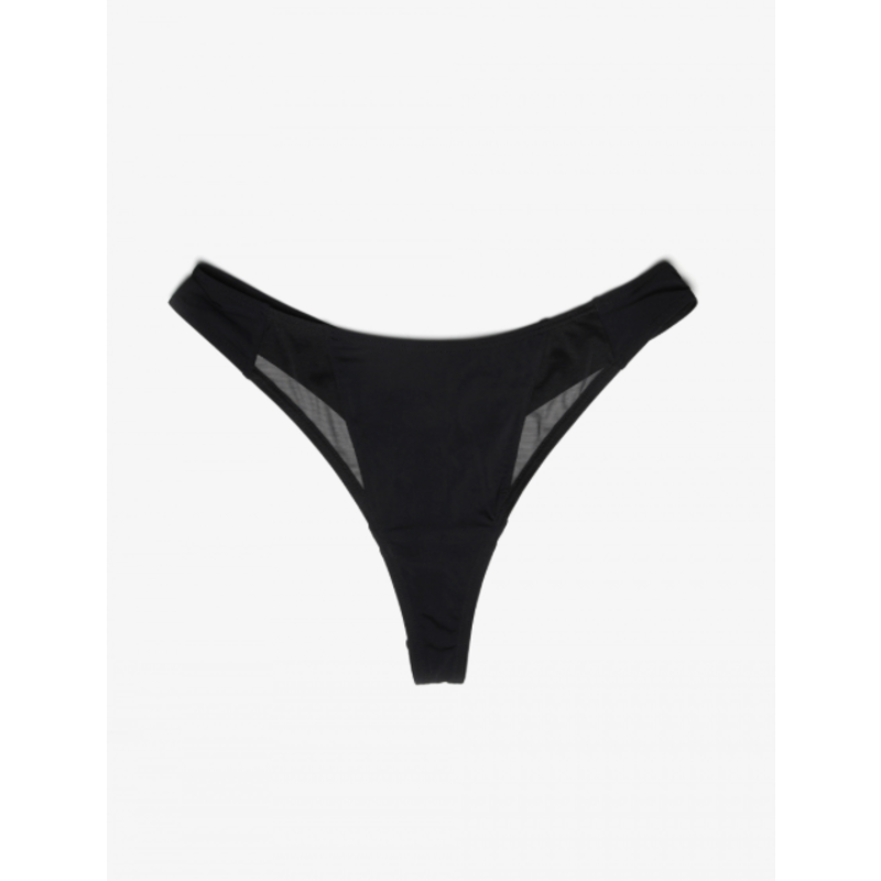 BLUSH BLUSH HIGH WAIST THONG NOIR