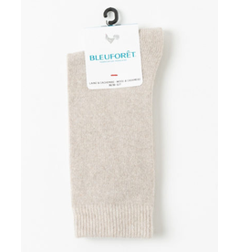 BLEU FORÊT BLEU FORET CHAUSSETTE CACHEMIRE 6095 UNI CORDAGE