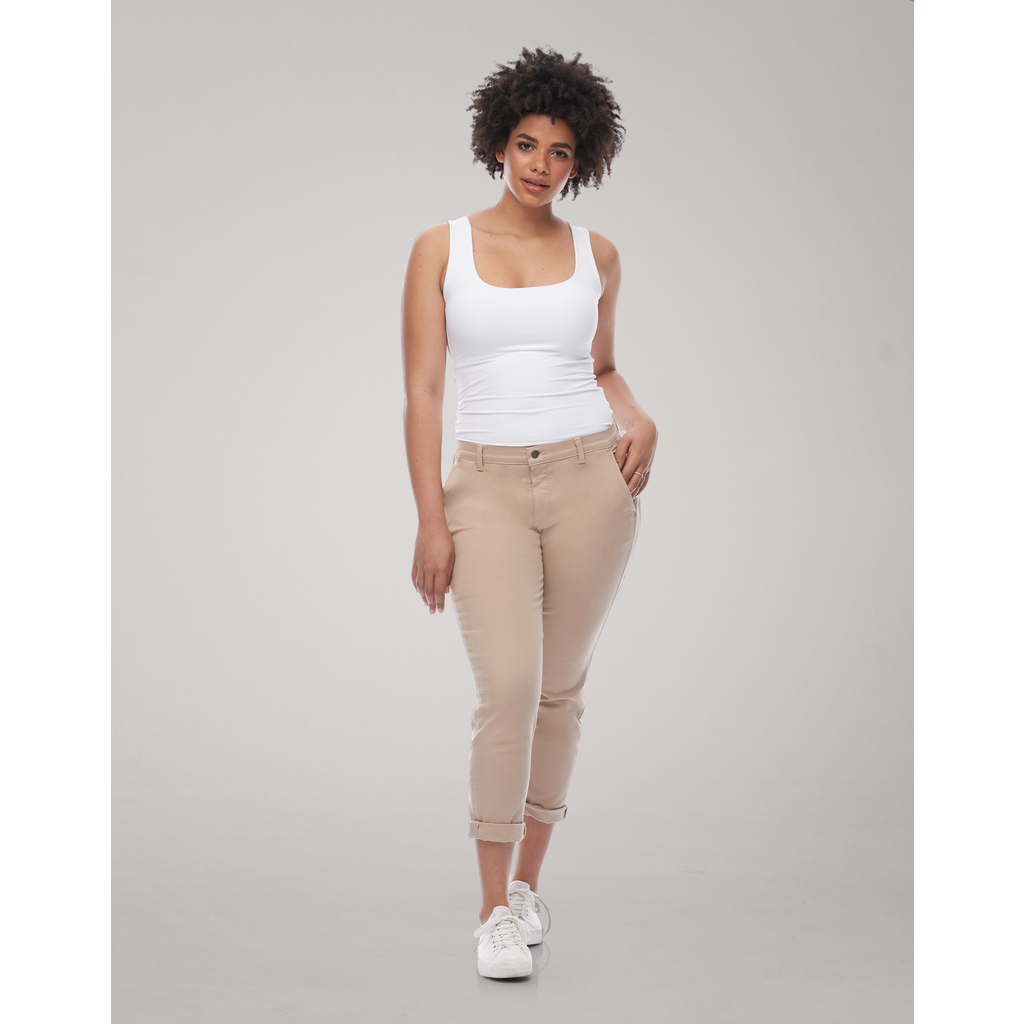 YOGA JEANS YOGA JEANS RACHEL MALIA CLASSIC RELAXED SLIM SAND - Boutique  Nomade