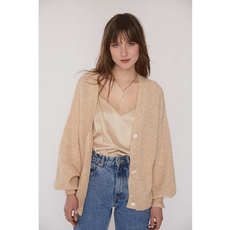 MOLLY BRACKEN MOLLY BRACKEN CARDIGAN BEIGE