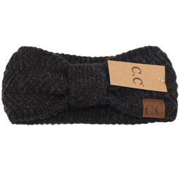 CC BANDEAU CHEVRON /BOUCLE NOIR