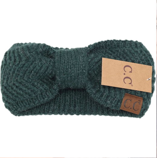 CC BANDEAU CHEVRON /BOUCLE VERT FORET