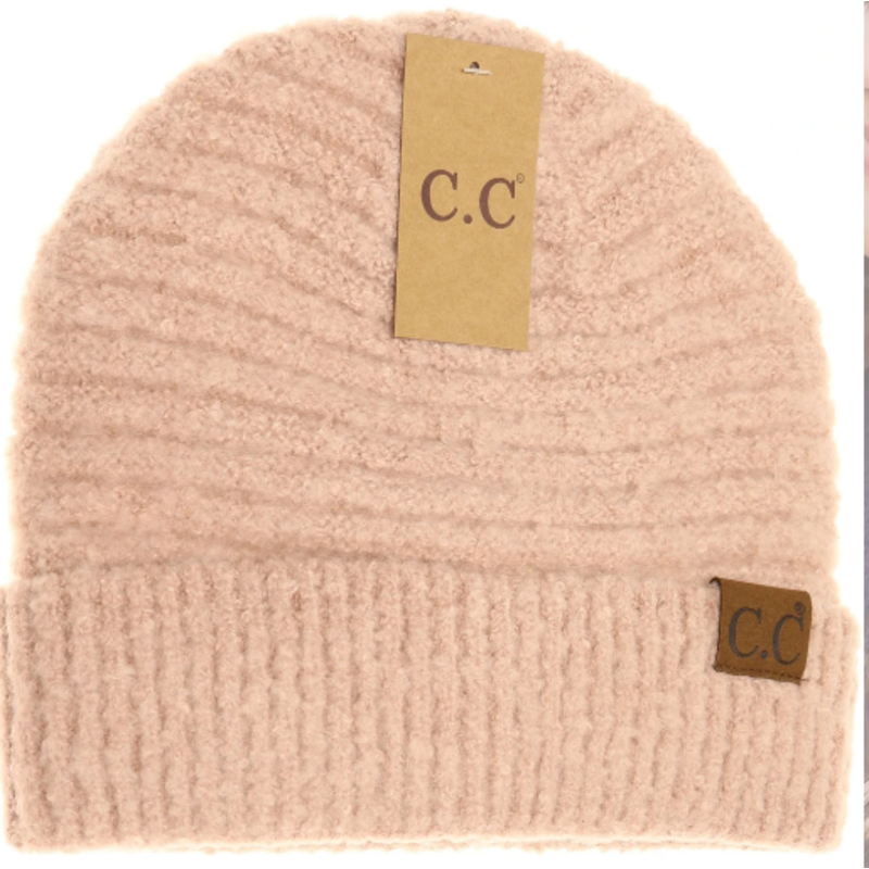 CC TUQUE BOUCLE YARN ROSE