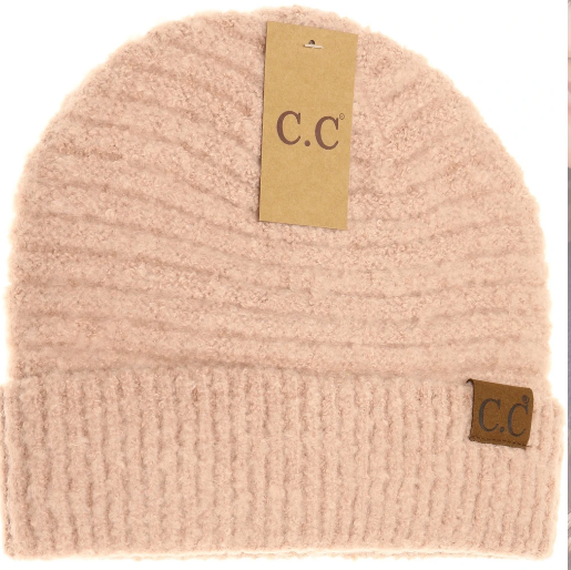 CC TUQUE BOUCLE YARN ROSE