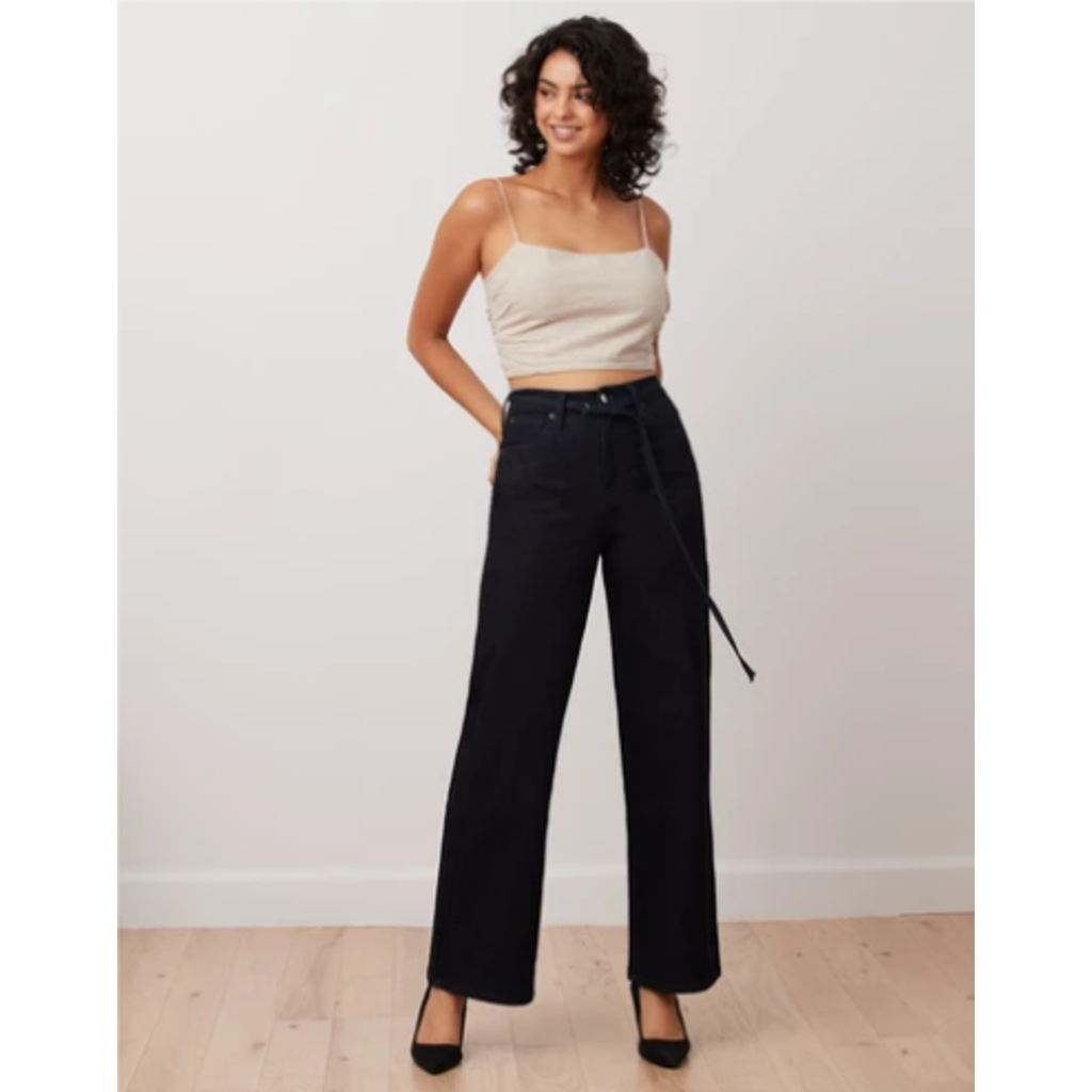 LILY WIDE LEG JEANS / BLUE FLARE