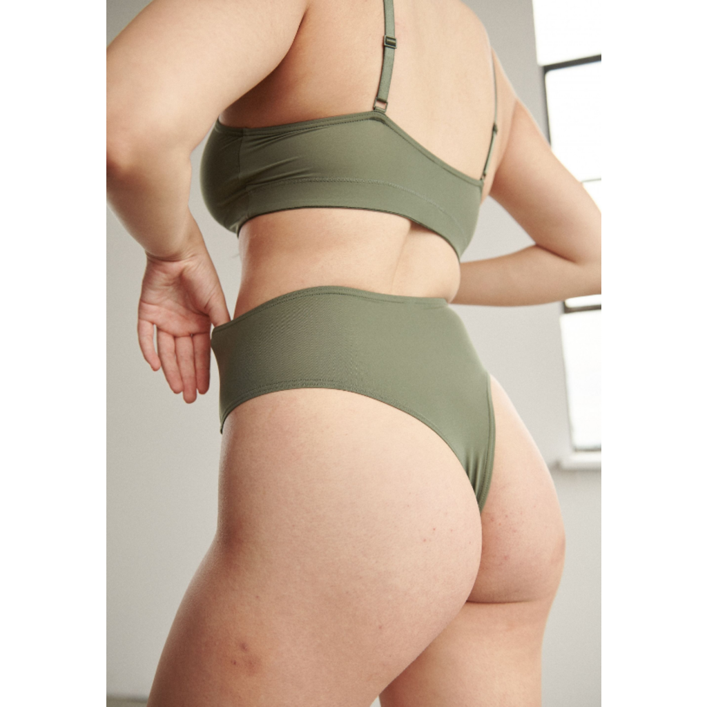 BLUSH BLUSH CULOTTE CHEEKY TAILLE HAUTE NEXT OLIVE