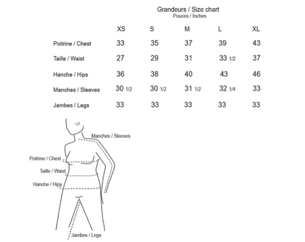 Size Chart — Of The Saints Yoga Apparel